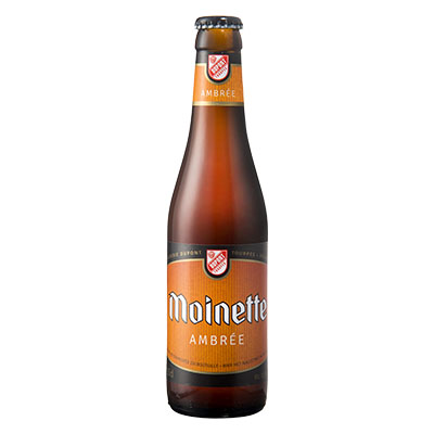 5410702001383 Moinette Ambrée - 33cl Bier met nagisting in de fles